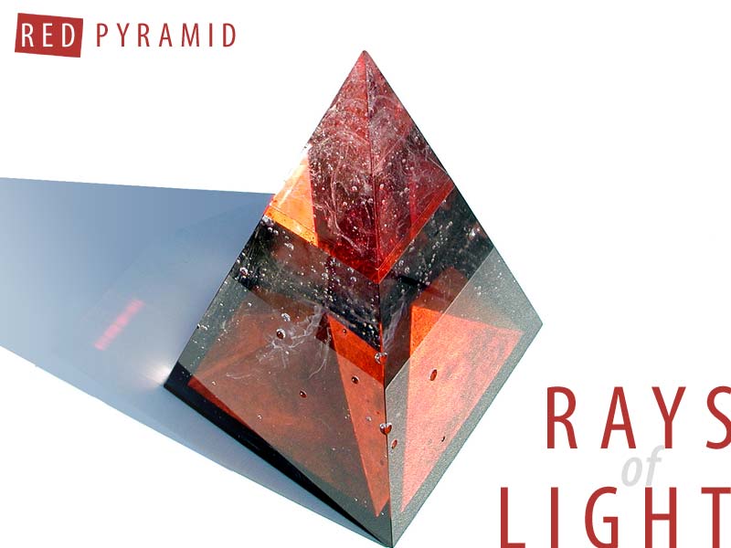 Sculpture: Glass Pyramid