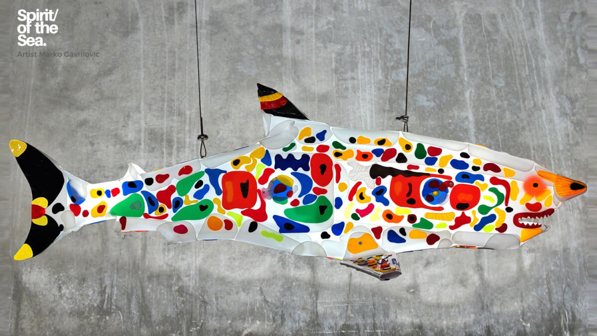1. Spirit of the Sea, shark sculpture by Marko Gavrilovic Contemporary Art studio